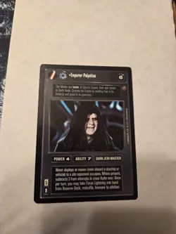 Star Wars CCG Emperor Palpatine Dark Jedi Master Decipher Card Power 4 Ability 7 - Image 4