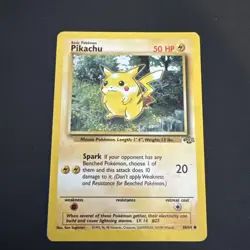 PIKACHU - Jungle Set - 60/64 - Common - Pokemon Card - Unlimited Edition - Image 1