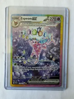 Espeon EX 155/131 SV Prismatic Evolutions Holo Card Near Mint Condition - Image 1