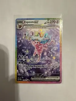 Espeon EX 155/131 SV Prismatic Evolutions Holo Card Near Mint Condition - Image 3