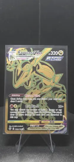 Rayquaza VMAX TG29/TG30 Silver Tempest Holo Gold Secret Rare Pokemon TCG Card - Image 1