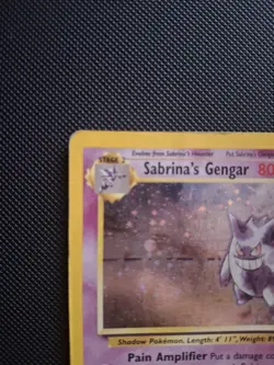 Pokemon Card Sabrina’s Gengar 14/132 - Gym Heroes – Holo Rare ENG - Image 5
