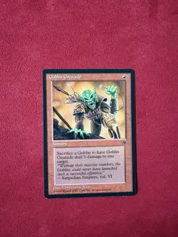Goblin Grenade (c) - Fallen Empires MTG Magic The Gathering Classic Vintage - Image 1