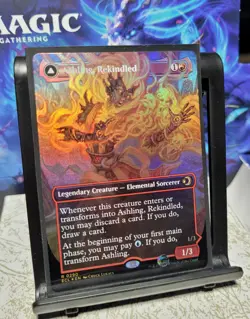 Lorwyn Eclipsed Ashling, Rekindled 0290, NM, Borderless, Foil, Ships Quickly - Image 1