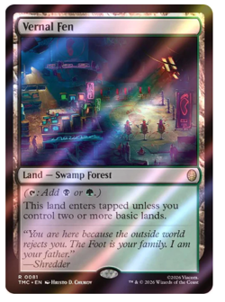 Vernal Fen - Surge Foil Teenage Mutant Ninja Turtles MTG - Image 1