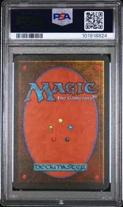 Ebon Praetor 1994 MTG Magic the Gathering Fallen Empires PSA 6 EX-MT - Image 2