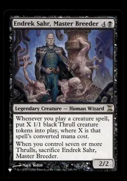 Endrek Sahr, Master Breeder 106/301 R The List Reprints - Image 1