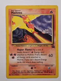 Pokemon TCG Moltres Wizards Black Star ProMos Technologies 21 Regular Promo - Image 1