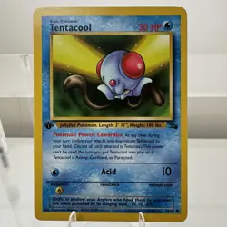 Tentacruel 44/62 1st Edition Tentacool 56/62 1st Edition Fossil Set Pokemon Card - Image 2
