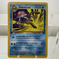 Tentacruel 44/62 1st Edition Tentacool 56/62 1st Edition Fossil Set Pokemon Card - Image 3