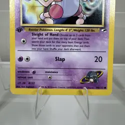 Sabrina's Mr. Mime 94/132 1st Edition Pokemon Card Gym Heroes - Image 3