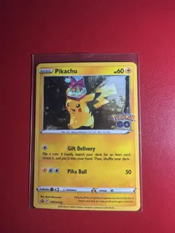 Pokemon Pikachu Black Star SWSH234 Holo Promo Pokemon Go Tin - Image 1