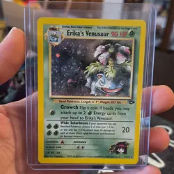 Pokemon Erika's Venusaur Holo Unlimited Gym Challenge 4/132 Holo Rare HP 90 - Image 1