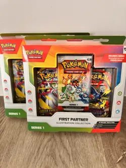 Pokemon first Partner Illustration Collection Series 1 In Hand Lot Of 2 - Image 1