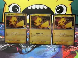 Pikachu Pokemon Day 2026 051/162 LOT OF 3 TCG - Image 1