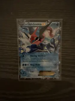 Pokemon Ash-Greninja EX XY Promo Holo XY133 170 HP 130 Ninja Blade TCG - Image 1