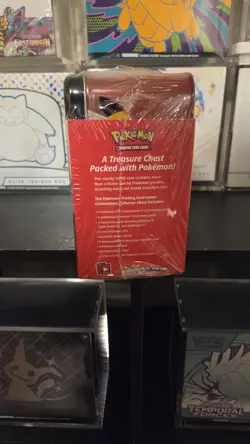 Pokemon 25th Anniversary Celebration Treasure Chest Lunchbox Small Tear - Image 2