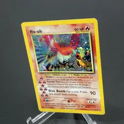 Pokemon Ho-Oh Double Holo Neo Revelation 7/64 - Image 2