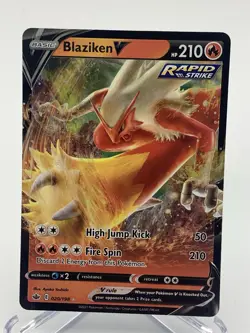 Blaziken V 020/198 Chilling Reign Ultra Rare Pokemon NM - Image 2