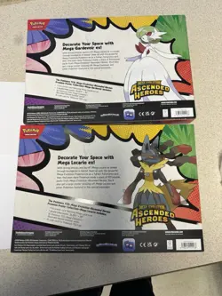 Pokemon Ascended Heroes Premium Poster Collection Mega Lucario/Gardevoir Bundle - Image 3