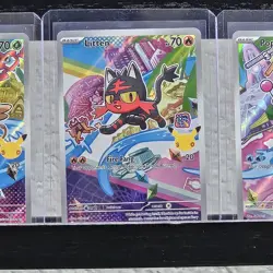 Pokemon 2026 First Partner Illustration Collection Series 1 Promos Set 43-45 #ML - Image 3