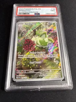 2023 Pokemon Paldea Evolved #196 Sprigatito IR PSA 9 - Image 1