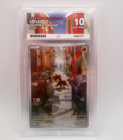 Litleo Mega Evolution Illustration Rare 139/132 Ace Grading 10 Pokemon Slab - Image 1
