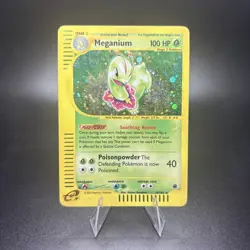 Meganium 18/165 HP-DMG Holo Rare Expedition Base Set 2002 Pokemon TCG -g - Image 1