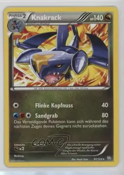Garchomp German Pokemon Black & White Dragons Exalted #91 - Image 1
