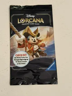 NEW! Disney Cruise Line Lorcana TCG Mickey Mouse Pirate Captain Foil Promo 13/P3 - Image 1