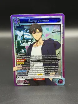 Union Arena: Solo Leveling SUNG JINWOO Super Rare (SR) UE17BT/SLG-1-022 - Image 1