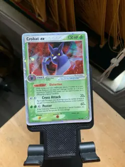 2005 Pokemon TCG Crobat ex Holo card from the EX Deoxys expansion - Image 2