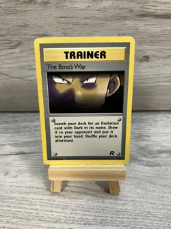 Pokemon TCG The Boss’s Way 73/82 | Team Rocket | Non Holo Trainer Card HP - Image 1