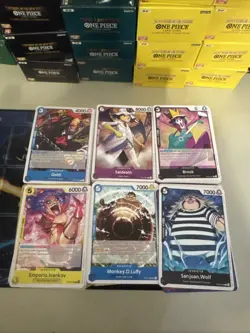 One Piece OP10/OP11 3,000 Card Bulk Lot. C/UC/L Non Foil Near Mint English. - Image 1