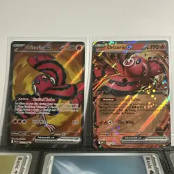Oricorio EX 110/094 & 018/094 Rare Ultra Pokemon Card lot - Image 1