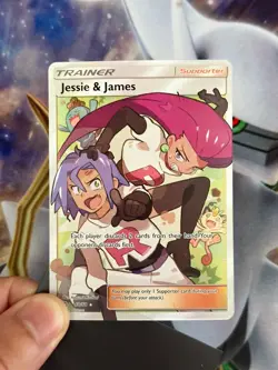 Jessie & James Full Art Holo Card 68/68 Hidden Fates Series NM - Image 2