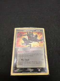 Pokemon TCG Greninja Gold Star Celebrations Black Star Promo Card Sealed w/Bend - Image 1
