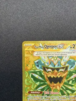 Teal Mask Ogerpon ex 221/167 SV06: Twilight Masquerade Hyper Rare Pokemon Card - Image 2