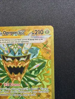 Teal Mask Ogerpon ex 221/167 SV06: Twilight Masquerade Hyper Rare Pokemon Card - Image 3