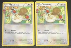 Fletchling RC25/RC32 Radiant Collection Generations 2016 Pokemon Card - lot of 2 - Image 1