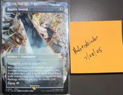 Buster Sword #0351 (Borderless - Regular) Magic the Gathering: Final Fantasy - Image 3