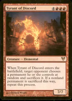 MTG - Tyrant of Discord Avacyn Restored #162 Rare LP - Image 1