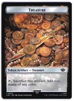 The Monarch // Treasure Double-Sided Token 15 // 12 Normal NM MTG - Image 2