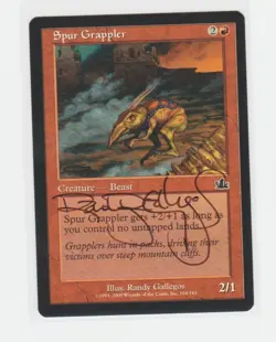 Magic the Gathering ~ Spur Grappler ~ M/NM ~ Prophecy ~ Signed by Artist - Image 1