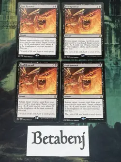 4x MTG Foul Renewal Dragons of Tarkir (Playset) - Image 1