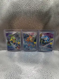 Pokemon TCG First Partner Illustration Collection Series 1 Gen 4 Sinnoh Starters - Image 1