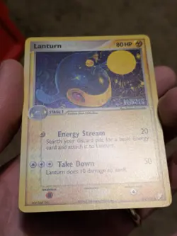 Pokemon TCG Lanturn EX Unseen Forces 40/115 Reverse Holo STAMPED LP - Image 2