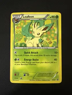 Pokemon Leafeon BW87 Black And White Promo LP/MP - Image 1