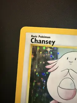 pokemon vintage base set holo chansey 3/102 LP/NM - Image 2