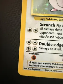 pokemon vintage base set holo chansey 3/102 LP/NM - Image 5